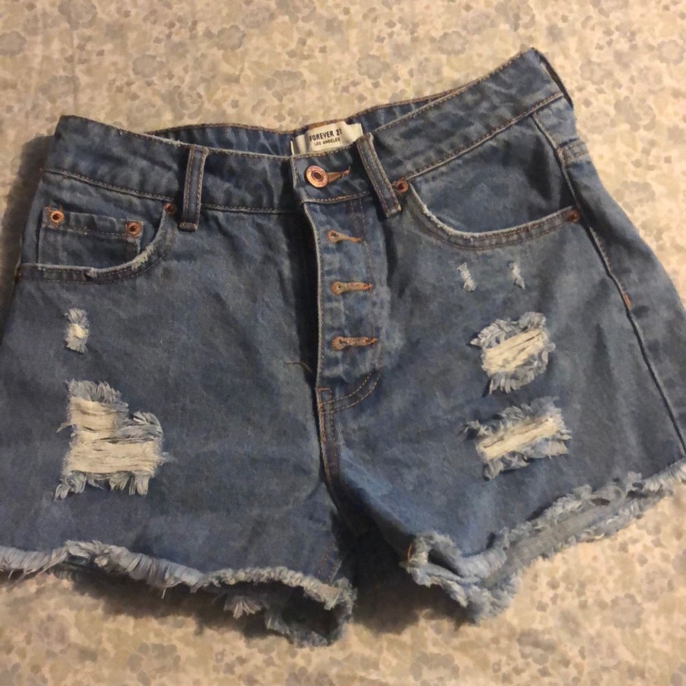 High waisted shorts